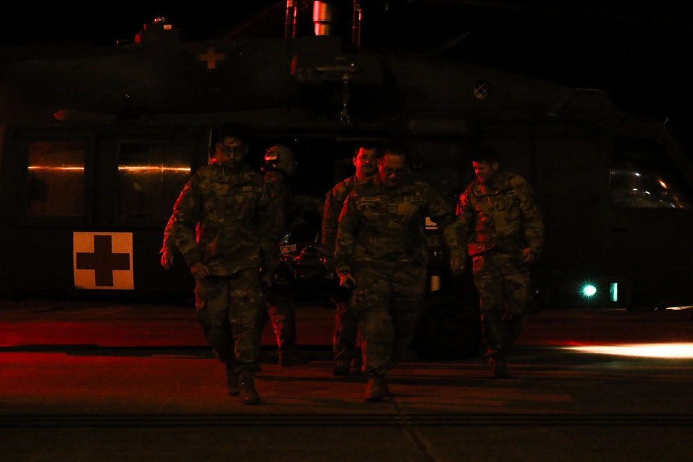 All-American DUSTOFF, medics complete quarterly medical training exercise