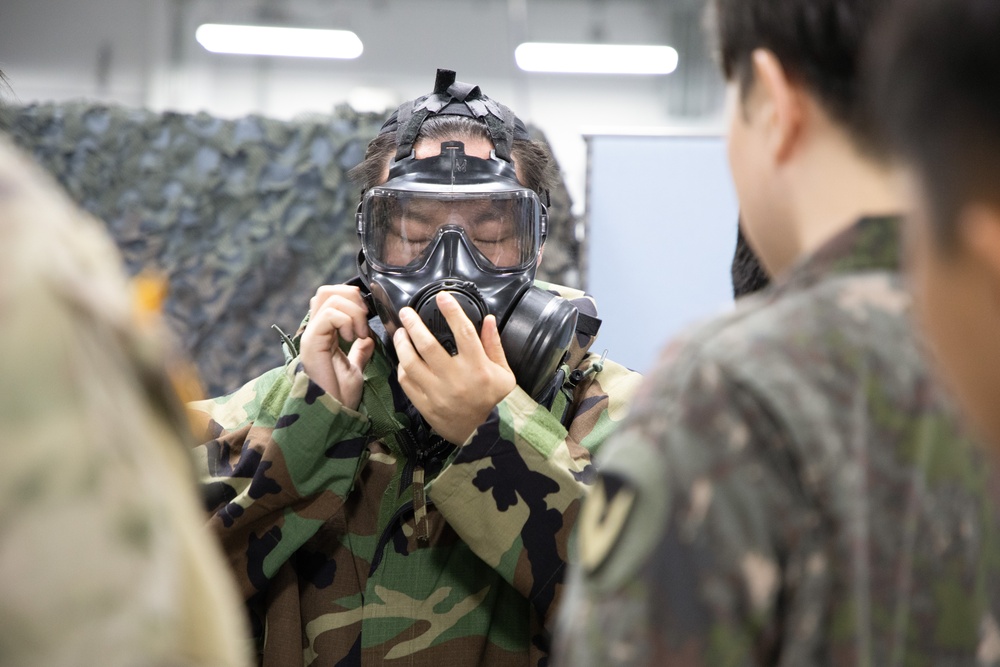 Former KATUSAs undergo mobilization exercise at Camp Humphreys
