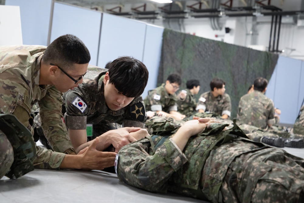Former KATUSAs undergo mobilization exercise at Camp Humphreys