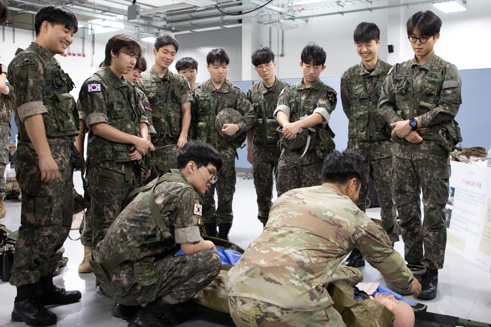 Former KATUSAs undergo mobilization exercise at Camp Humphreys
