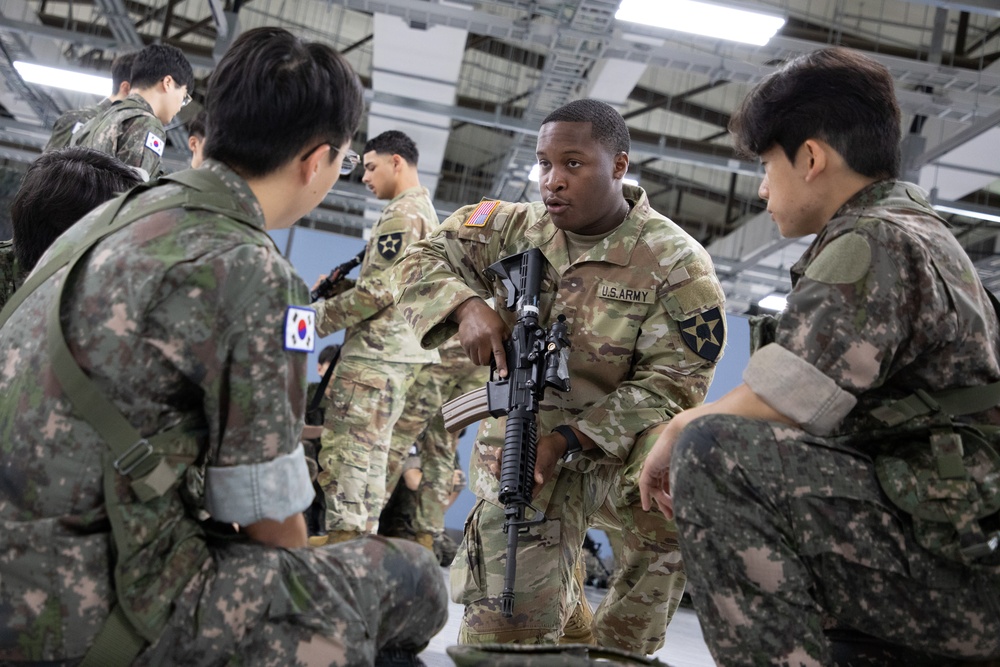 Former KATUSAs undergo mobilization exercise at Camp Humphreys