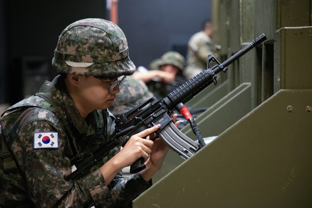 Former KATUSAs undergo mobilization exercise at Camp Humphreys