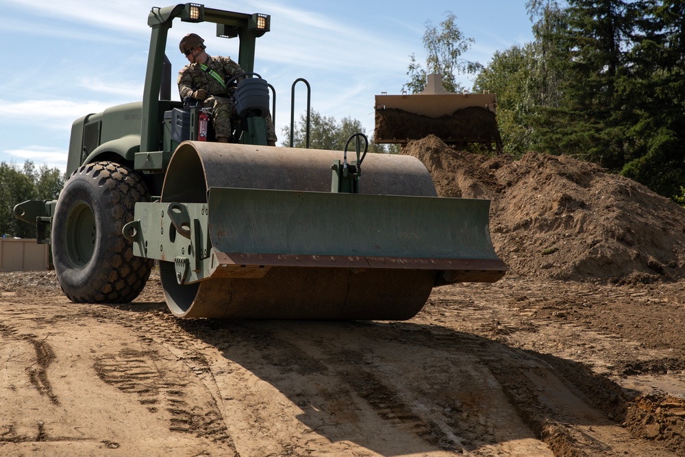 910th Engineer Support Company enhances training sites for AT 2025
