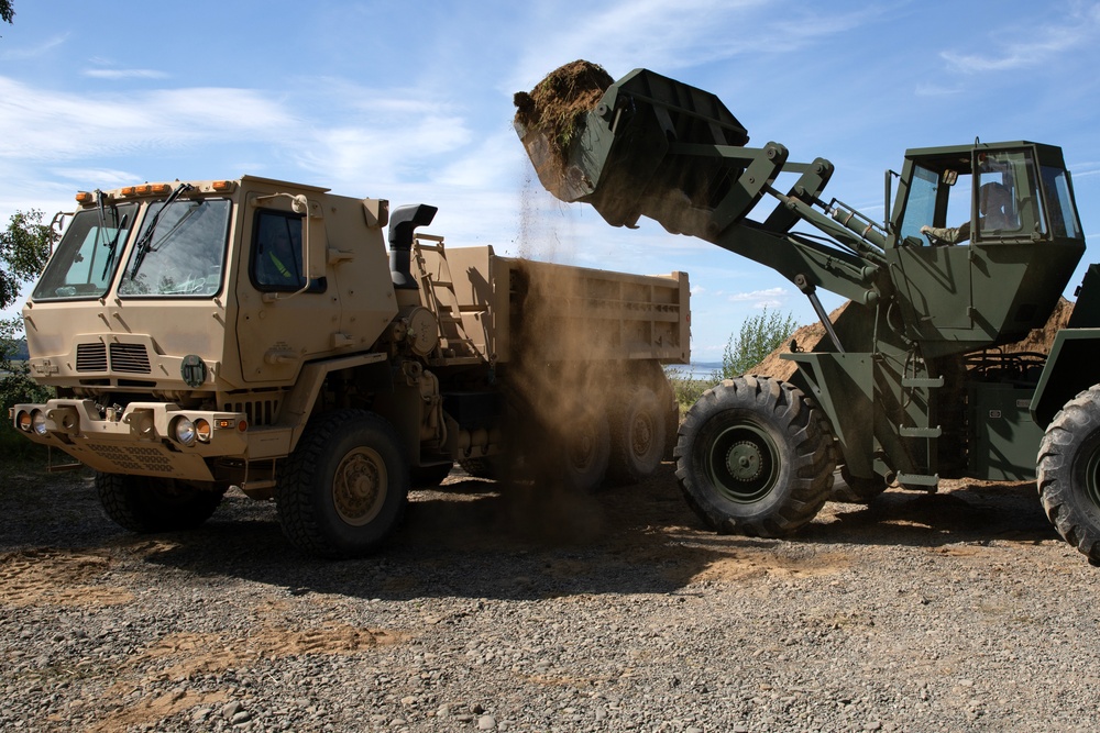 910th Engineer Support Company enhances training sites for AT 2025