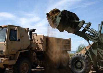 910th Engineer Support Company enhances training sites for AT 2025