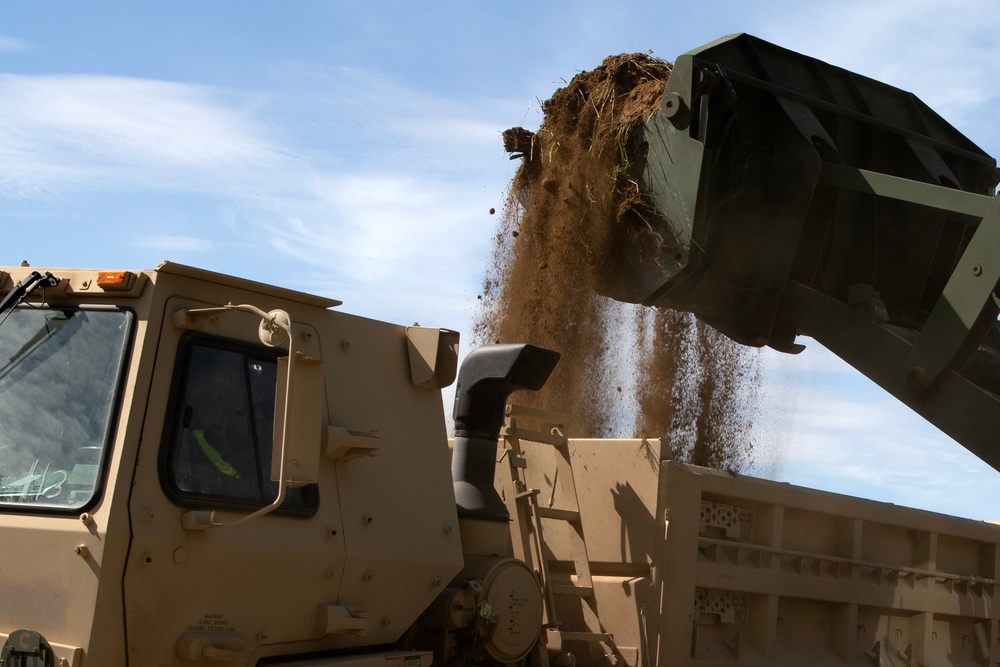 910th Engineer Support Company enhances training sites for AT 2025