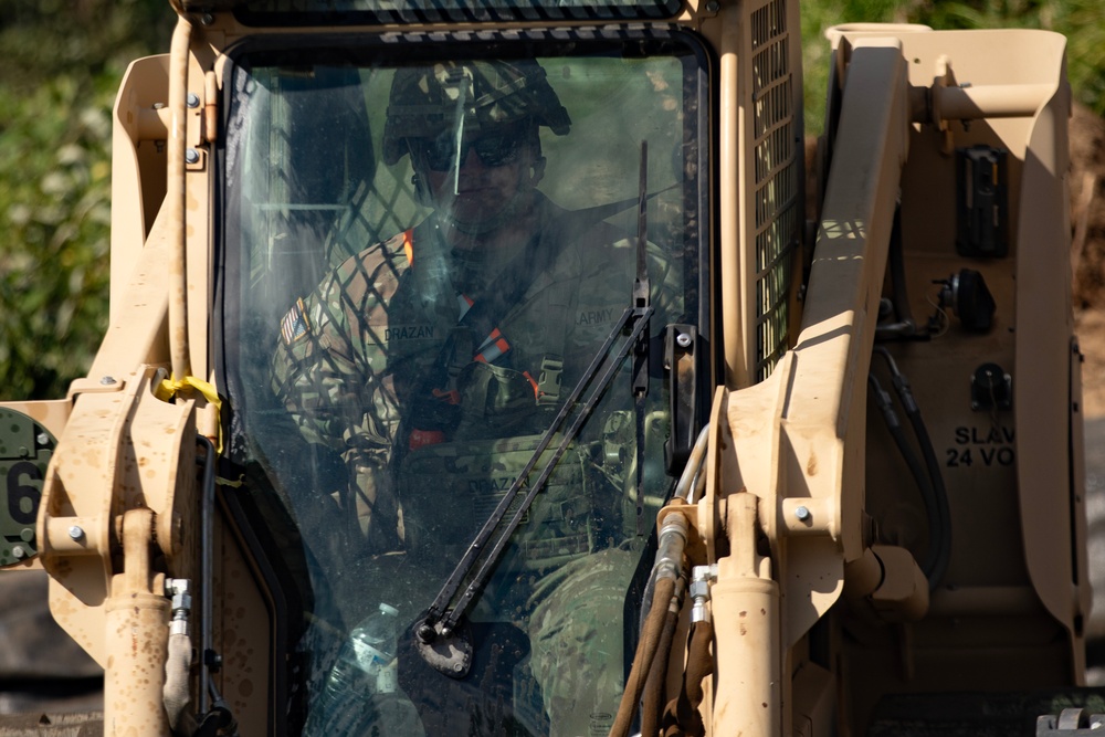 910th Engineer Support Company enhances training sites for AT 2025