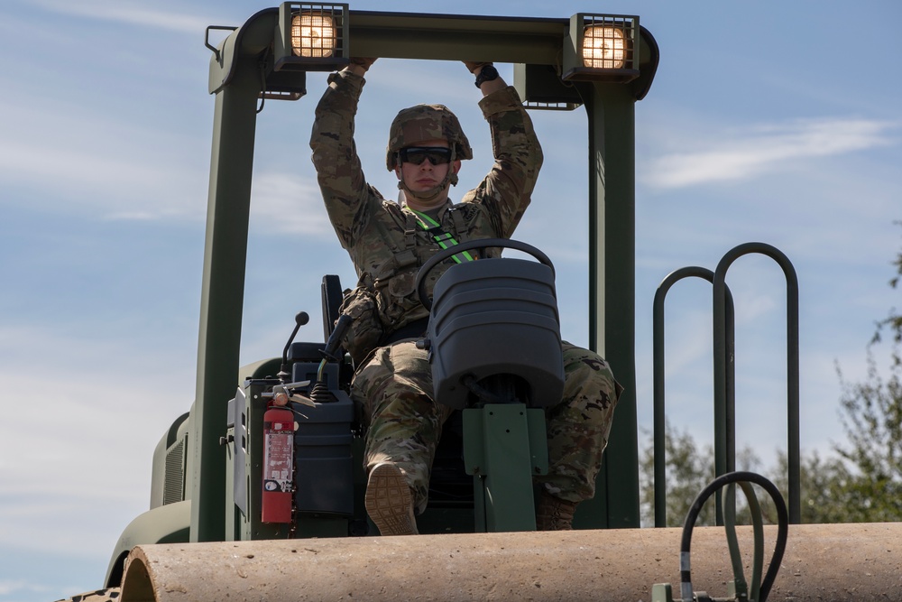 910th Engineer Support Company enhances training sites for AT 2025