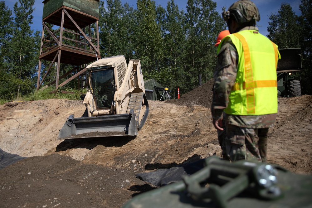 910th Engineer Support Company enhances training sites for AT 2025