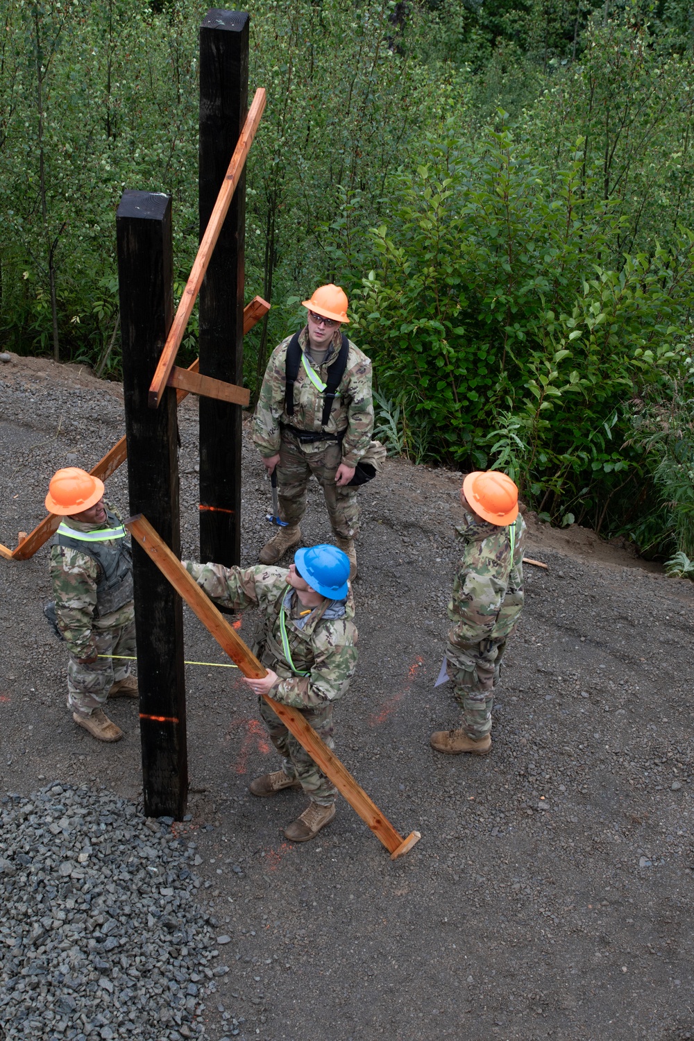 910th Engineer Support Company enhances training sites for AT 2025