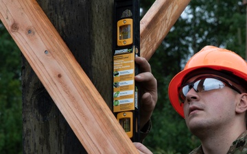 Leveling Up: Alaska Army Guard engineers rebuild observation posts during annual training 25'
