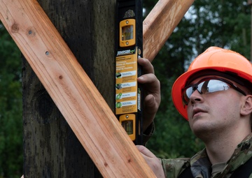 Leveling Up: Alaska Army Guard engineers rebuild observation posts during annual training 25'