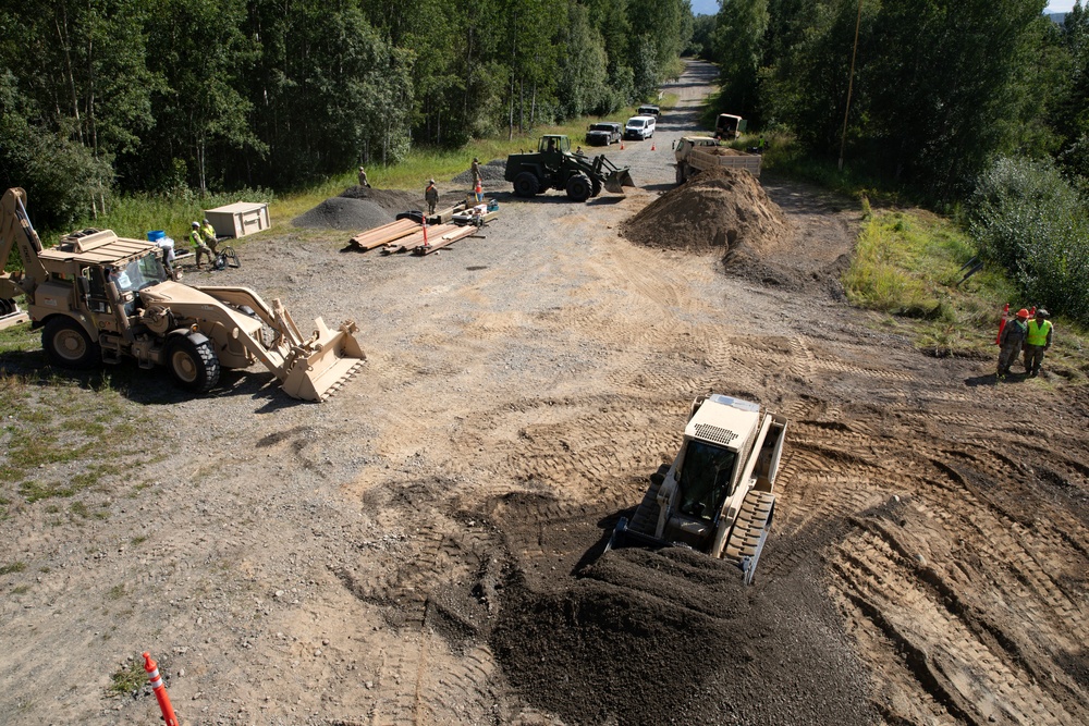 910th Engineer Support Company enhances training sites for AT 2025