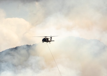 25th CAB and Hawaii Army National Guard Provide Aerial Firefighting Support