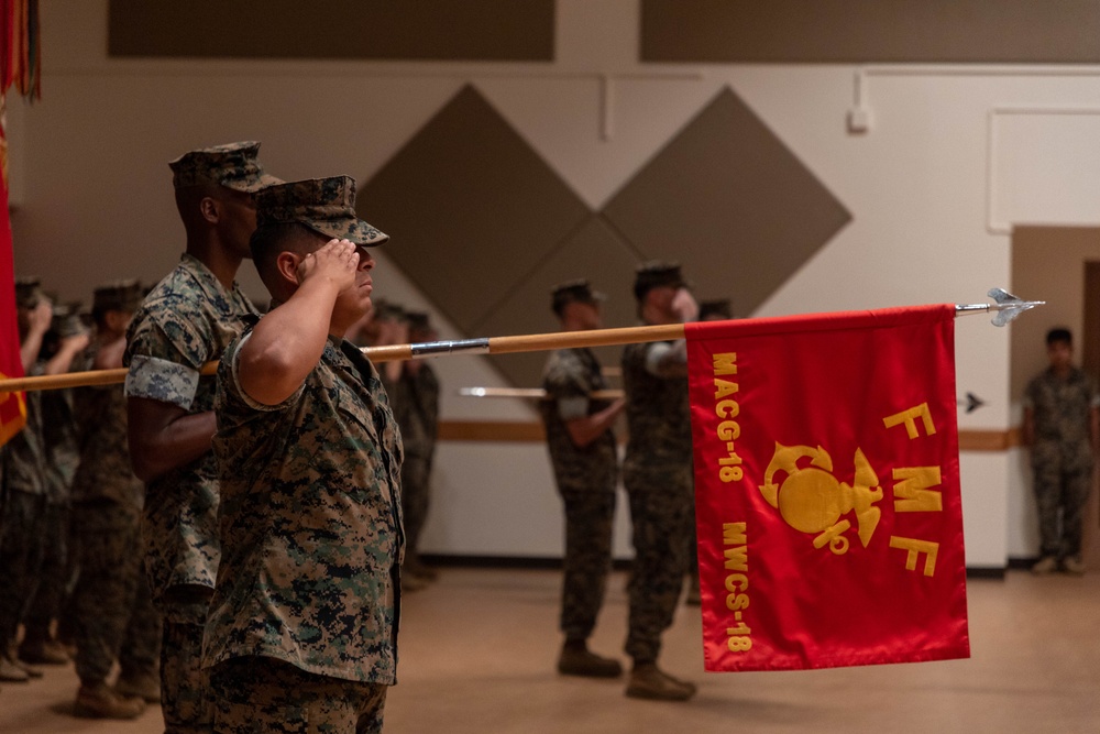 MACG-18 appoints Sgt. Maj. Hector Sanchez as sergeant major