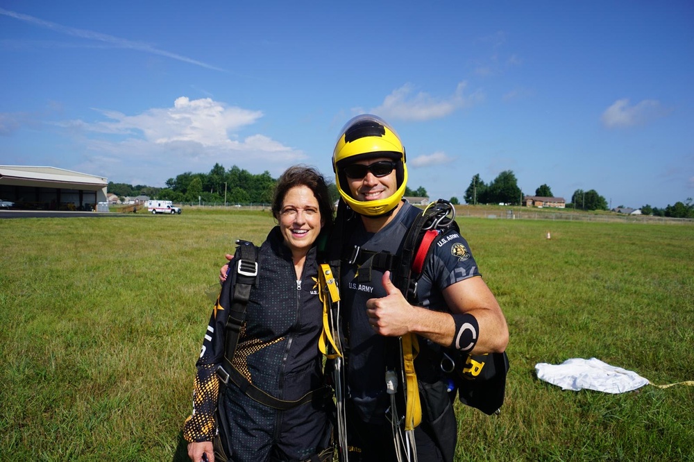 DoDEA Europe Director for Student Excellence Shares Insights After Jumping with U.S. Army Golden Knights