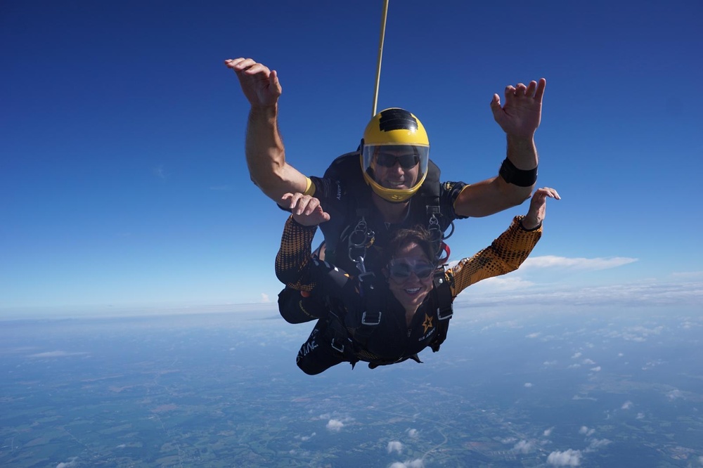 DoDEA Europe Director for Student Excellence Shares Insights After Jumping with U.S. Army Golden Knights