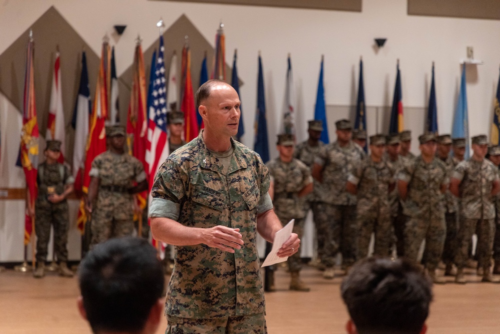 MACG-18 appoints Sgt. Maj. Hector Sanchez as sergeant major