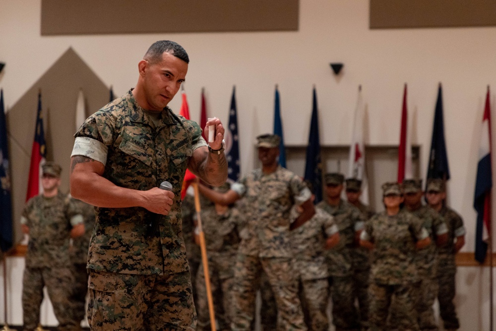 MACG-18 appoints Sgt. Maj. Hector Sanchez as sergeant major