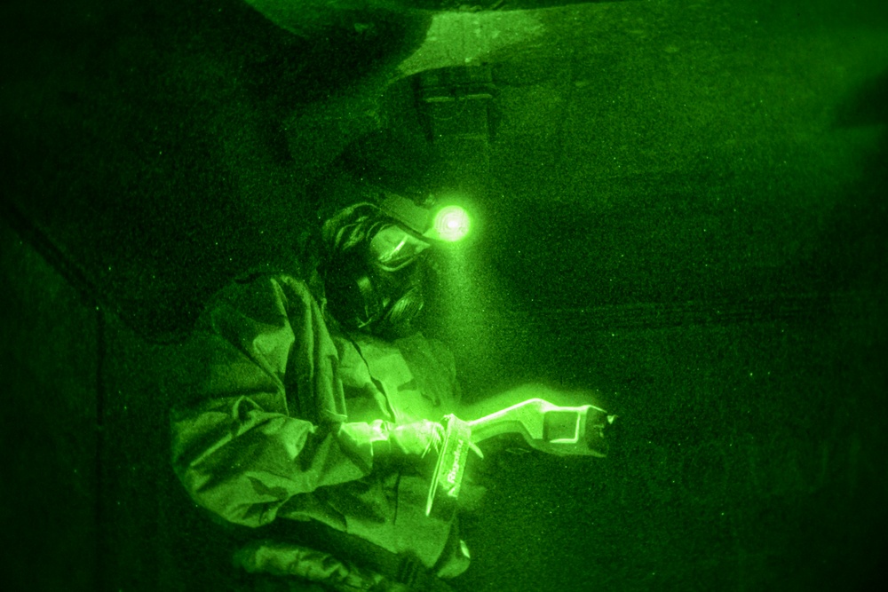 386th ECES sharpens CBRN skills in underground exercise
