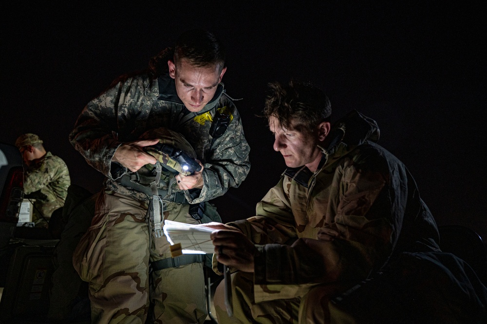 386th ECES sharpens CBRN skills in underground exercise