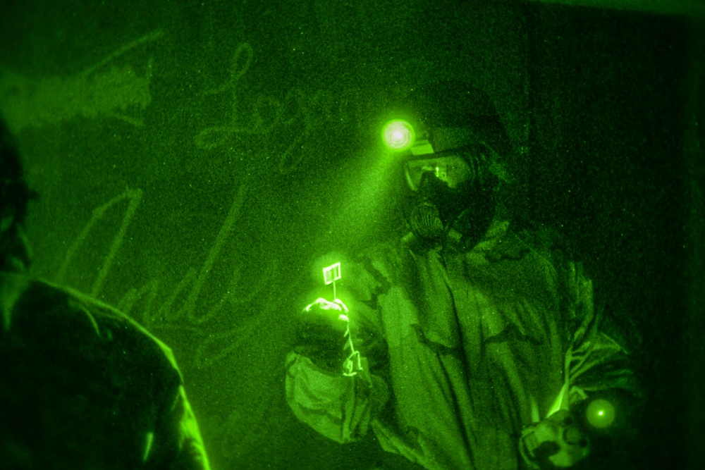 386th ECES sharpens CBRN skills in underground exercise