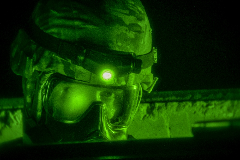 386th ECES sharpens CBRN skills in underground exercise