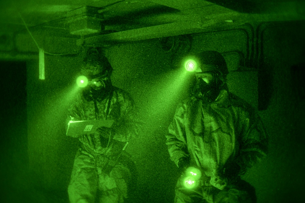 386th ECES sharpens CBRN skills in underground exercise