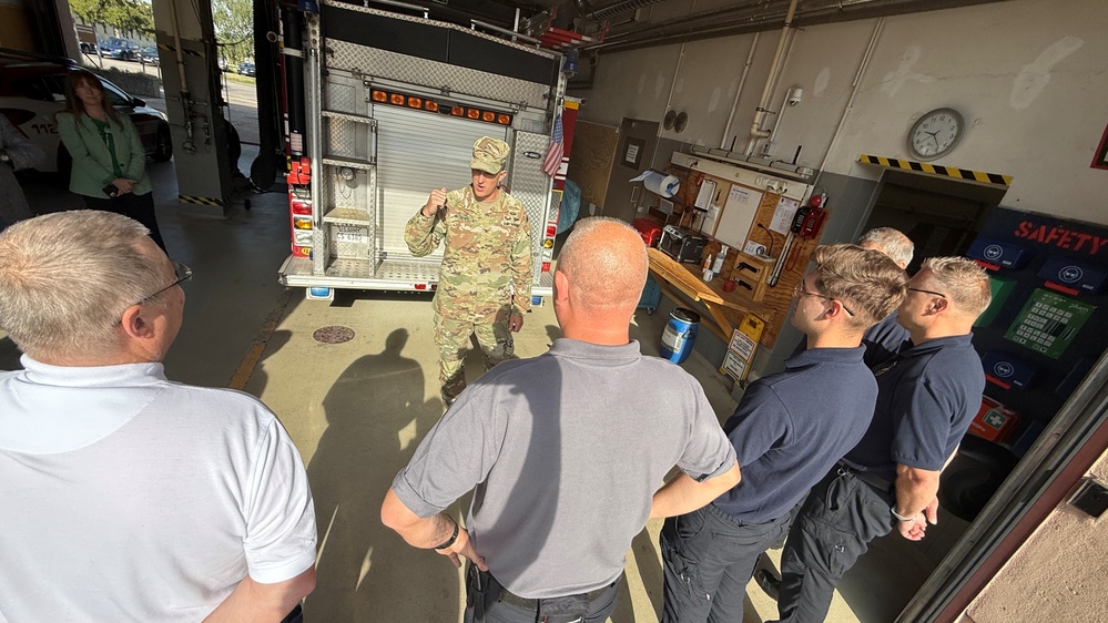 USAG Rheinland-Pfalz leaders connect with workforce at strategic support sites in Germany