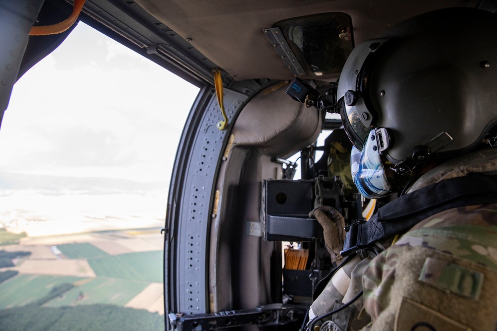 KFOR Aviation Supports Wildfire Response Threatening 15th- Century Monastery