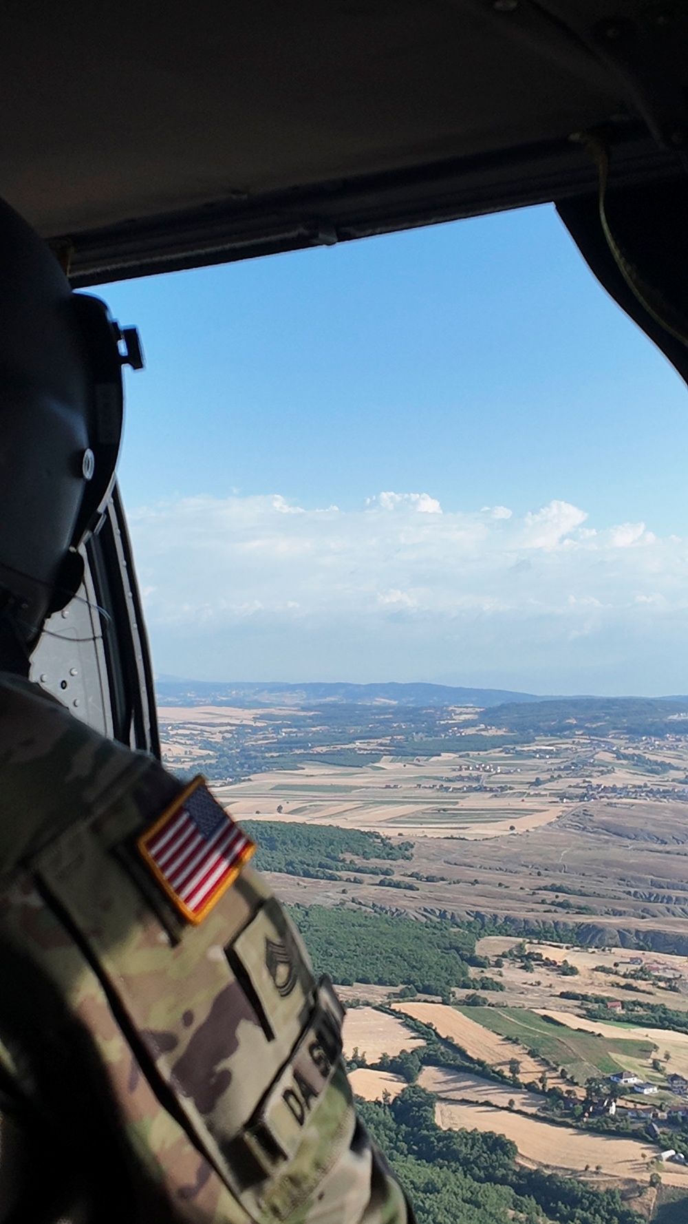 KFOR Aviation Supports Wildfire Response Threatening 15th- Century Monastery