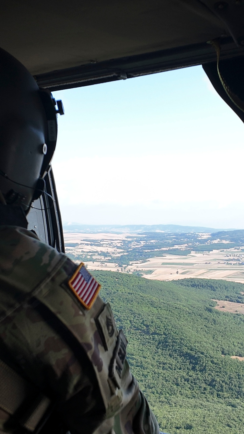 KFOR Aviation Supports Wildfire Response Threatening 15th- Century Monastery