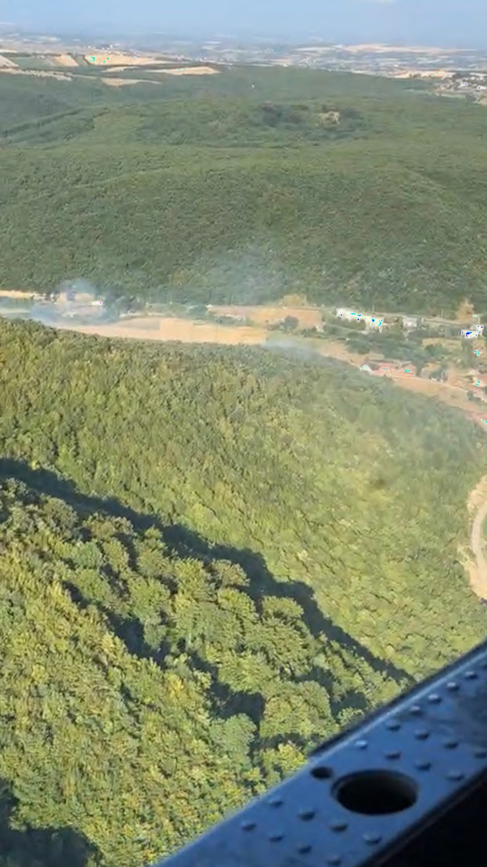 KFOR Aviation Supports Wildfire Response Threatening 15th- Century Monastery