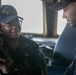 USS Mitscher (DDG 57) junior officers conduct training in ship's bridge