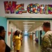 Robinson Elementary School walk-through with Col. Judd Sanford
