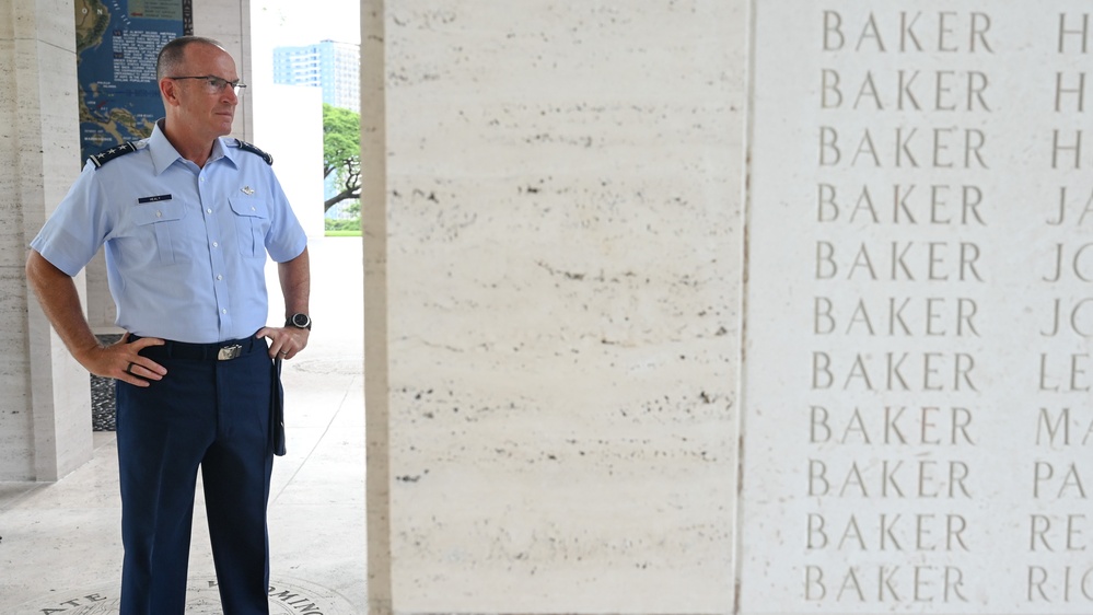 Gen. Healy visits Manila American Cemetery