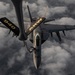Refueling Super Hornets over U.S. CENTCOM