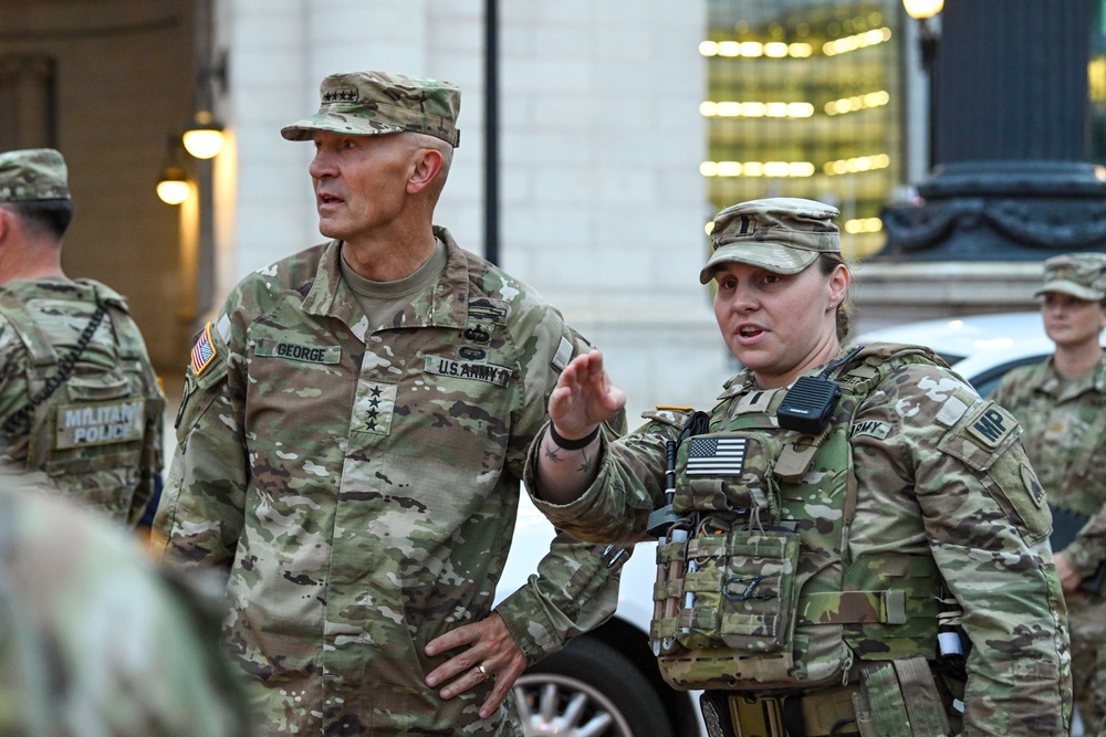 U.S. Army Chief of Staff, Sgt. Maj. of the Army visit D.C. Safe and Beautiful Task Force