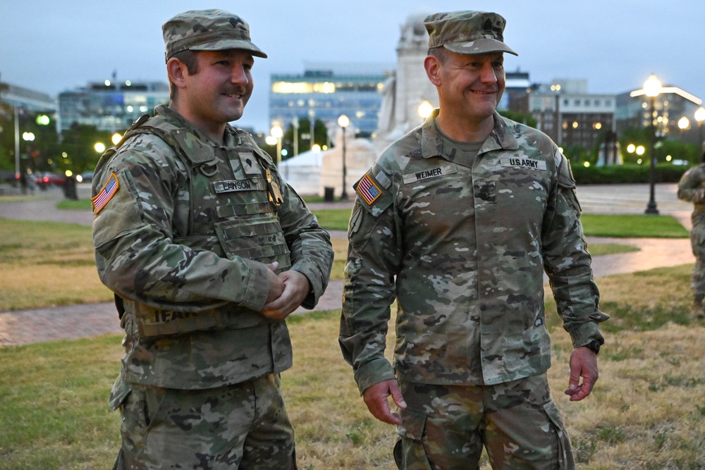 U.S. Army Chief of Staff, Sgt. Maj. of the Army visit D.C. Safe and Beautiful Task Force