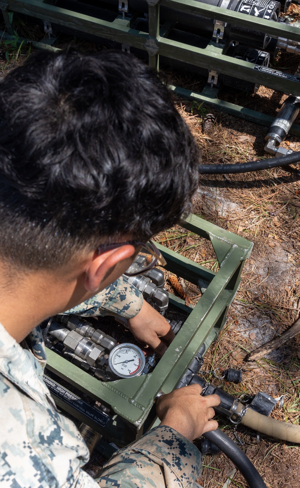 CLB-24 battalion field exercise: water purification