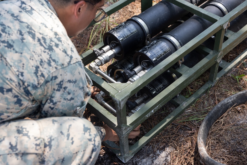 CLB-24 battalion field exercise: water purification