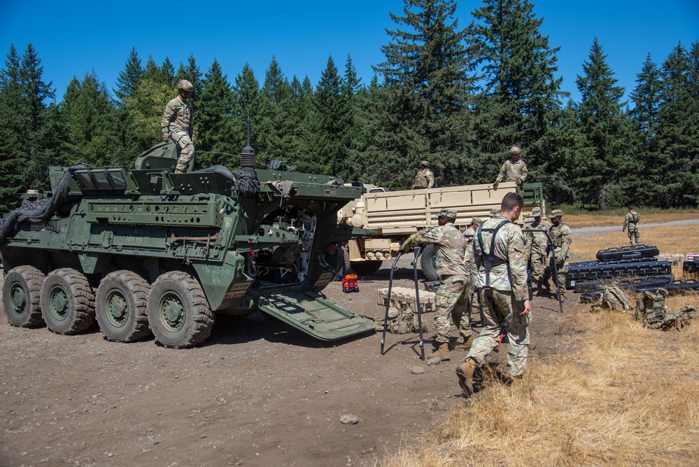 LESUD AEVEX loading with 5/20th Soldiers