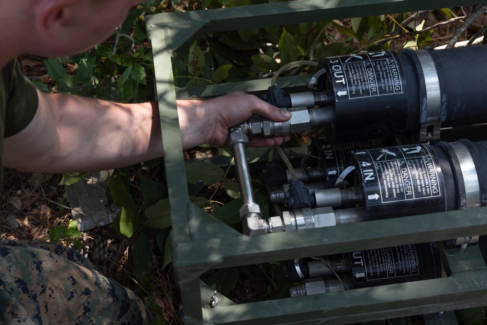 CLB-24 battalion field exercise: water purification
