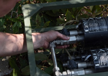 CLB-24 battalion field exercise: water purification