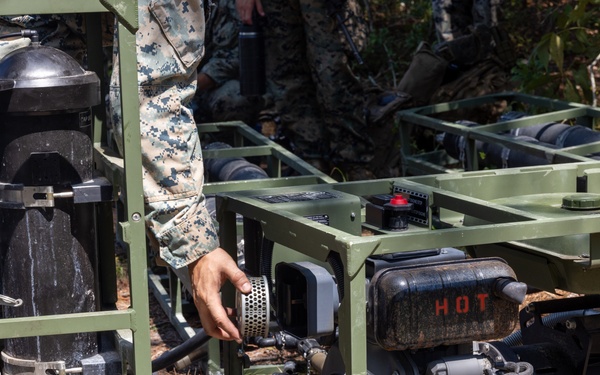 CLB-24 battalion field exercise: water purification