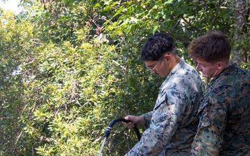 CLB-24 battalion field exercise: water purification
