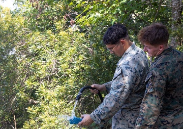 CLB-24 battalion field exercise: water purification