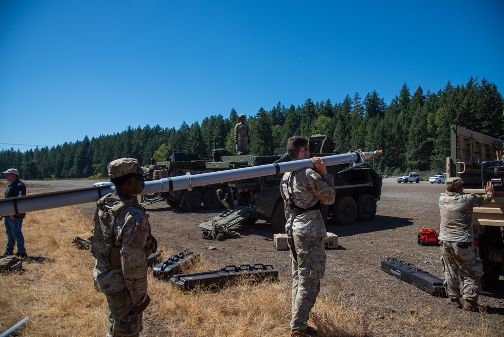 LESUD AEVEX loading with 5/20th Soldiers