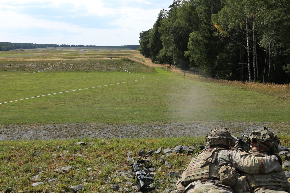 U.S. Army Europe and Africa Best Squad Competition: M240 Qualification Range