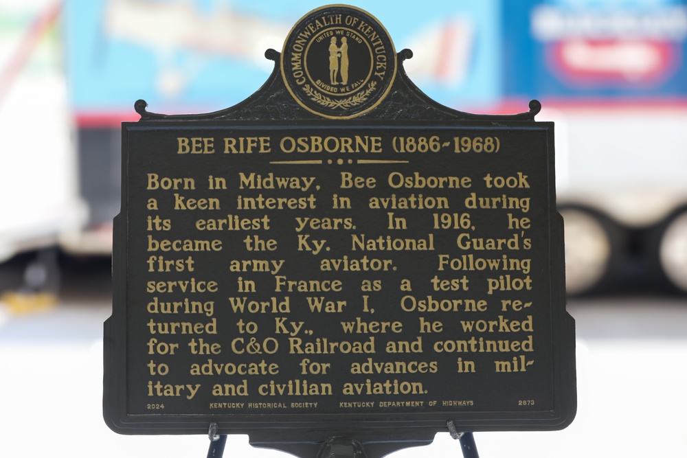 Kentucky Guard aviation celebrates pioneer pilot and 110th anniversary